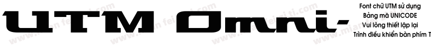 UTM Omni字体转换